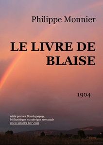 Monnier Philippe - Le livre de Blaise - Bibliothèque numérique romande - Anne Van de Perre Arc-en-ciel et orage devant le Salève