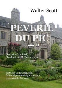 Scott Walter - Peveril du Pic (tome 2) - Bibliothèque numérique romande - photo Sylvie S.