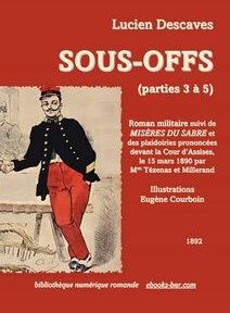 Couverture de livre illustré en français d'un soldat en uniforme, intitulé Couverture de livre illustré en français d'un soldat en uniforme, intitulé