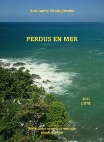 Couverture du livre avec une photo de la Mer vue depuis l’île de Java de Yves Bartholomé montrant l'océan avec des vagues frappant un rivage rocheux sous des arbres verdoyants. Texte en français, avec le le titre Couverture du livre avec une photo de la Mer vue depuis l’île de Java de Yves Bartholomé montrant l'océan avec des vagues frappant un rivage rocheux sous des arbres verdoyants. Texte en français, avec le le titre