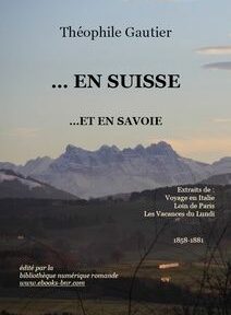 Couverture de livre avec un fond de paysage montagneux. Le titre est 