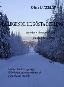 Couverture du livre représentant une route forestière enneigée bordée d'arbres. Le texte comporte le titre Couverture du livre représentant une route forestière enneigée bordée d'arbres. Le texte comporte le titre