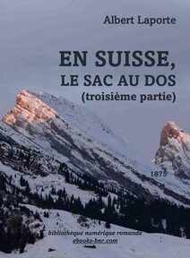 Couverture d'un livre représentant des montagnes enneigées au coucher du soleil avec le titre Couverture d'un livre représentant des montagnes enneigées au coucher du soleil avec le titre