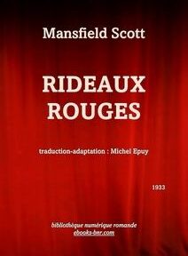 Couverture d'un livre à fond rouge intitulé 